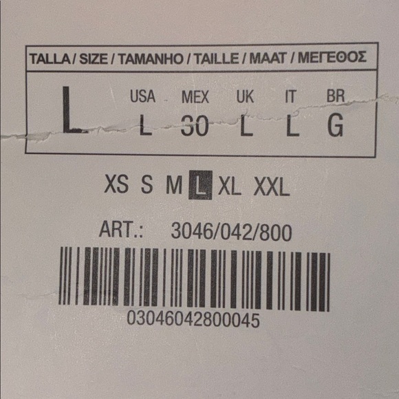 NWT Zara Black Quilted Windproof Jacket with Hood. Size L. - Picture 11 of 16